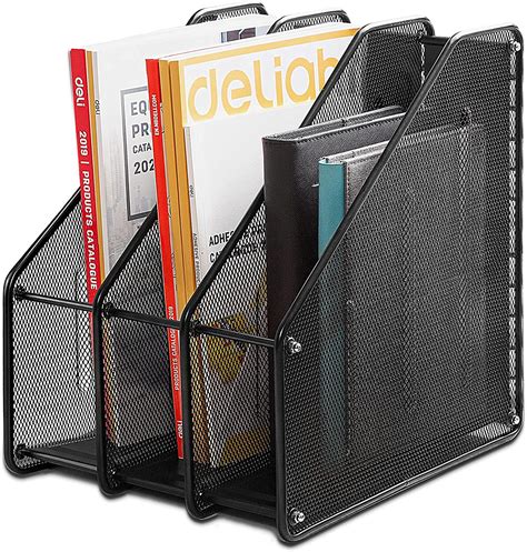 fabric metal file holder|desktop file organizer metal.